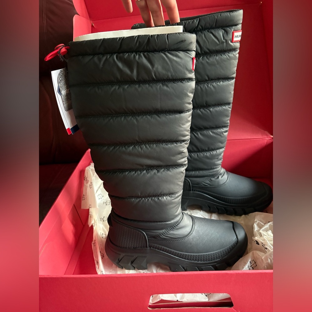Hunter Black Winter Boots